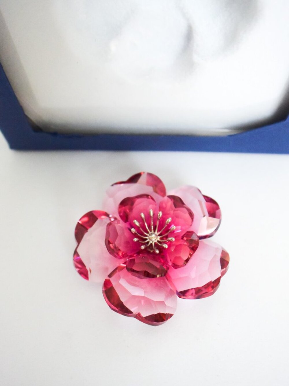 *Swarovski* Sparkling Crystal Fuchsia Darose Flower - #0956808 - NEW!